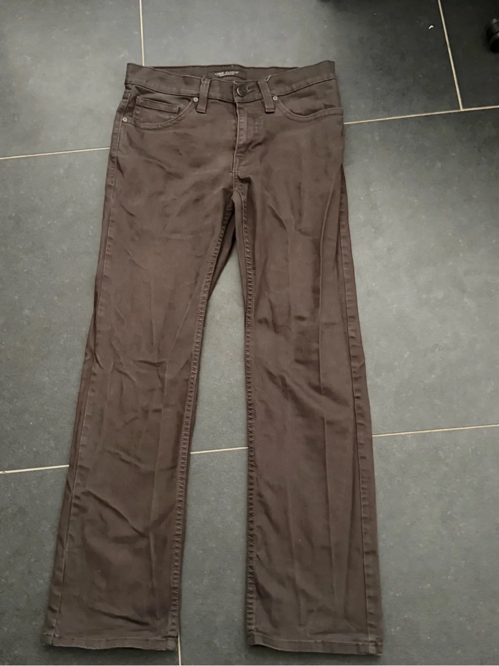 Cody James Straight Leg Jeans 31x32 – Dark Brown / Charcoal